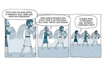Tirinha 1 da lição sobre Êxodo