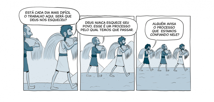 Tirinha 1 da lição sobre Êxodo