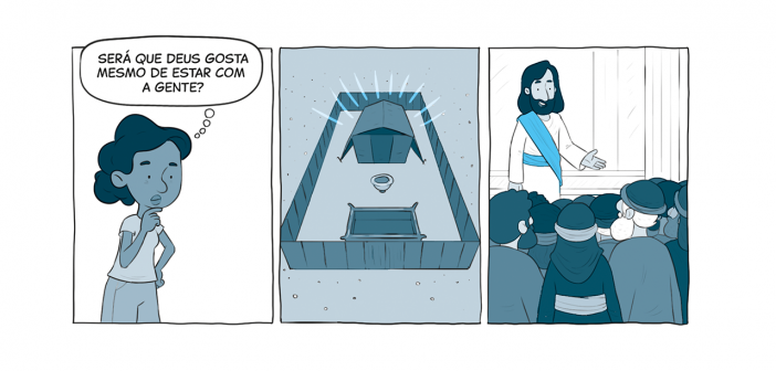 Tirinha 11 da lição sobre Êxodo