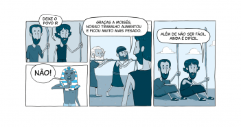 Tirinha 4 da lição sobre Êxodo