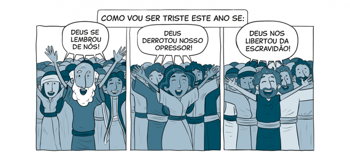 Tirinha 7 da lição sobre Êxodo